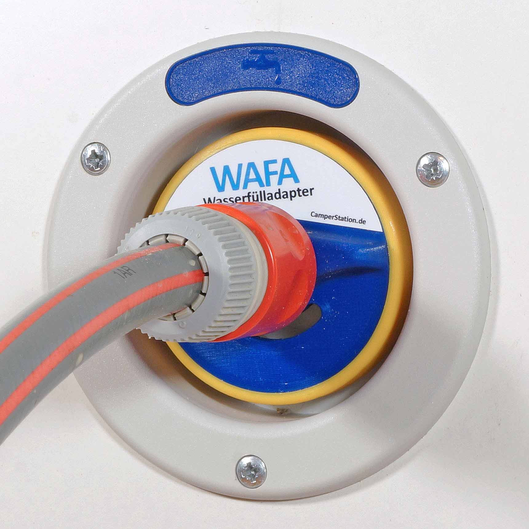 WAFA, Fülladapter für 78 mm Original-Deckeldurchmesser, 3-pin Bajonettverschluss